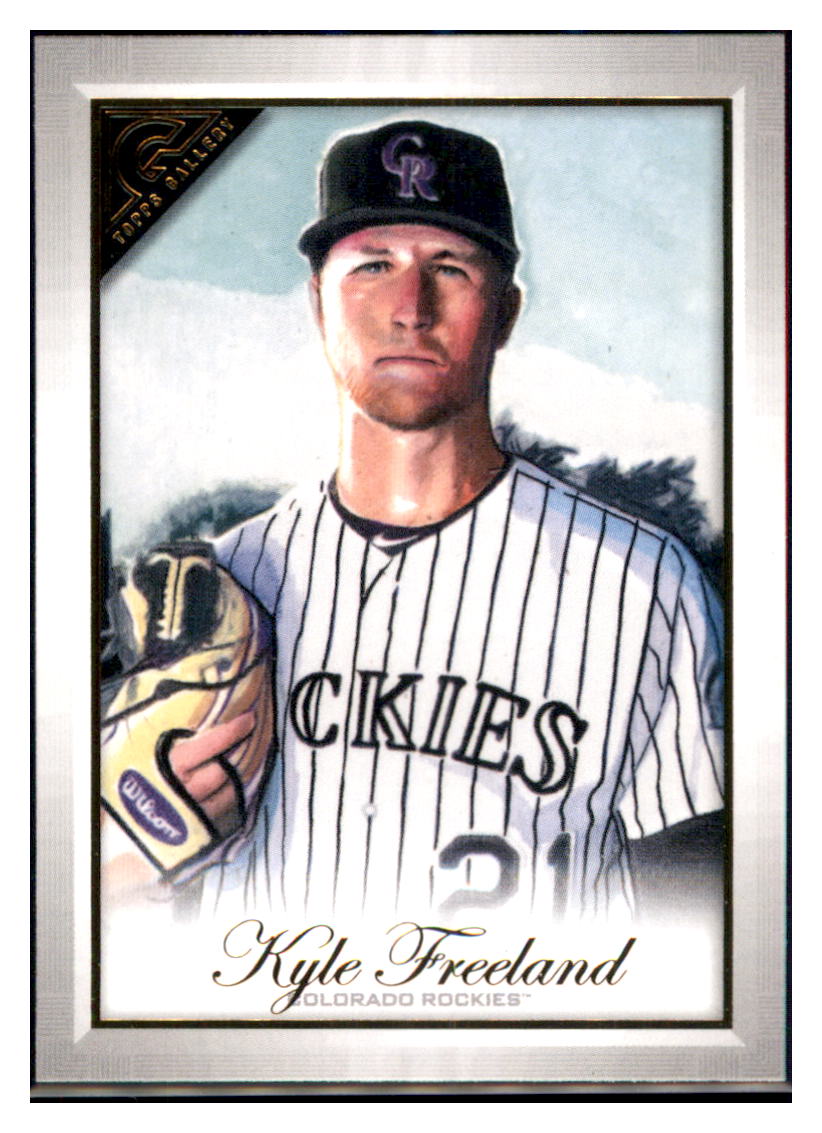 2019 Topps Gallery Kyle Freeland  Colorado Rockies #79 Baseball card   MATV4A simple Xclusive Collectibles   
