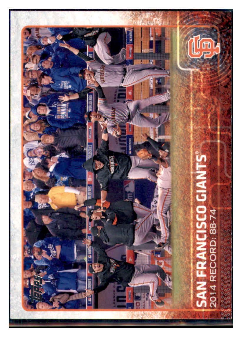 2015 Topps San Francisco Giants Team Card PR1000  #460
  Baseball card   MATV4A simple Xclusive Collectibles   