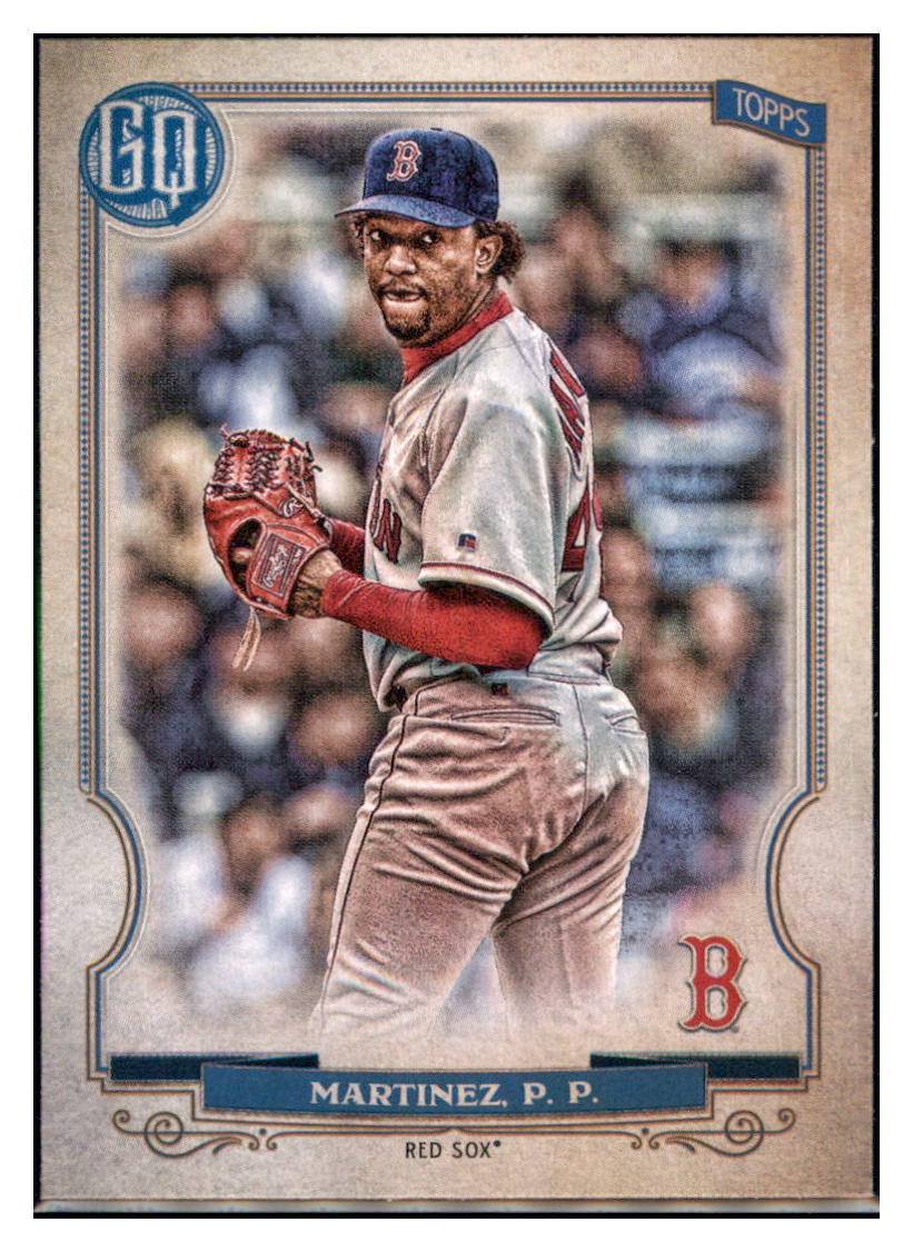 2020 Topps Gypsy Queen Pedro
  Martinez  Boston Red Sox #313 Baseball
  card   MATV4A simple Xclusive Collectibles   