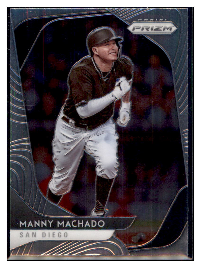 2020 Panini Prizm Manny Machado  San Diego Padres #76 Baseball card   MATV4A simple Xclusive Collectibles   