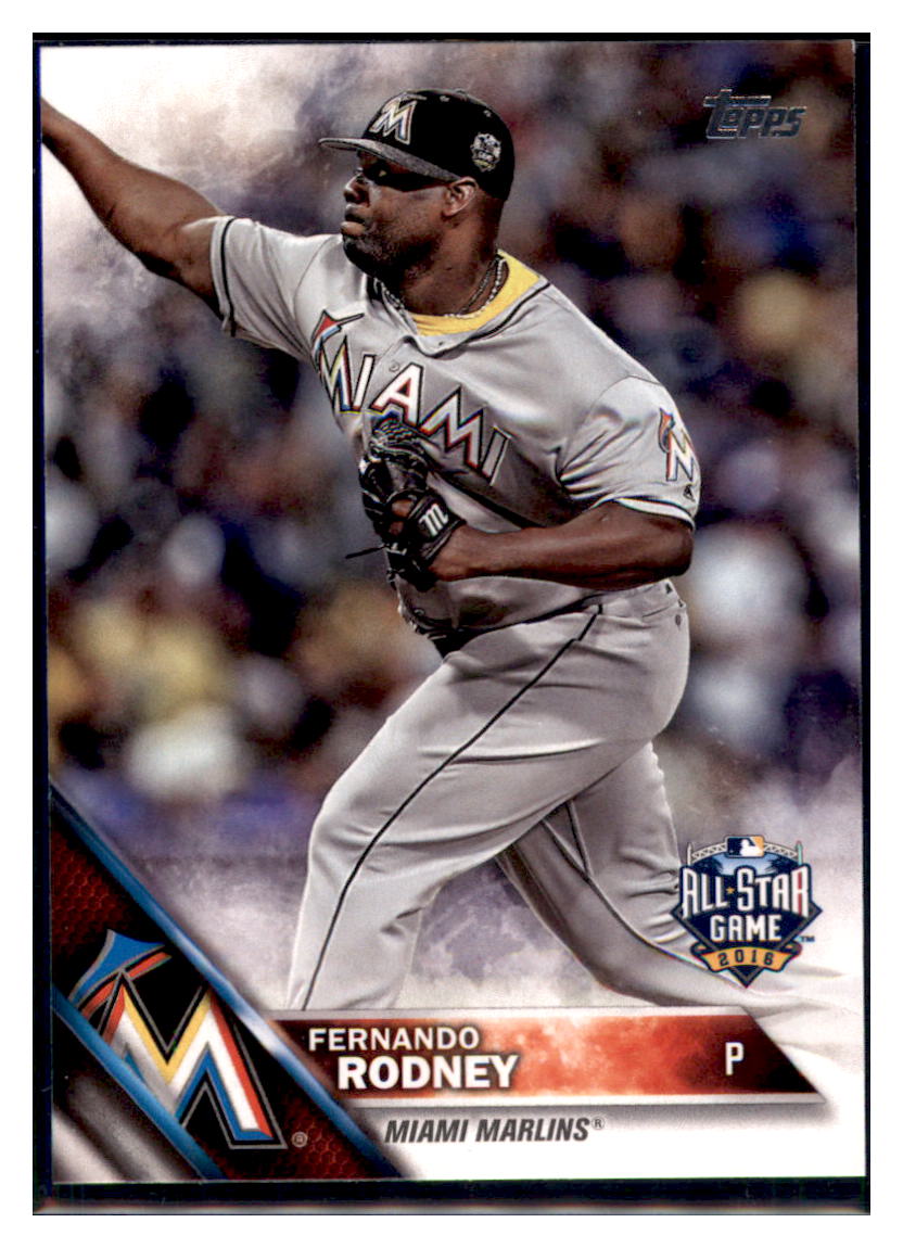 2016 Topps Update Fernando Rodney  Miami Marlins #US173 Baseball card   MATV4A simple Xclusive Collectibles   