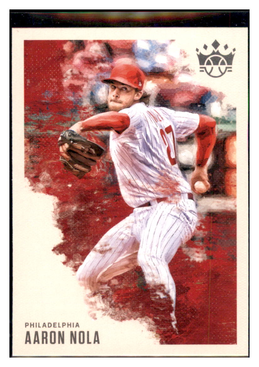 2020 Panini Diamond Kings Aaron Nola  Philadelphia Phillies #97 Baseball
  card   MATV4A simple Xclusive Collectibles   