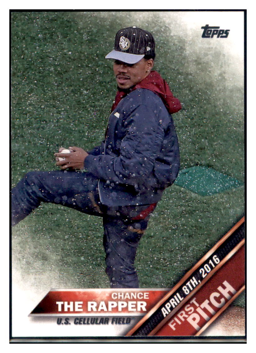 2016 Topps Update Chance the Rapper  Chicago White Sox #FP-7 Baseball card   MATV4A simple Xclusive Collectibles   