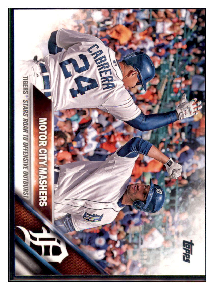 2016 Topps Miguel Cabrera / J.D. Martinez
  SN2016, CL  Detroit Tigers #94 Baseball
  card   MATV4A simple Xclusive Collectibles   