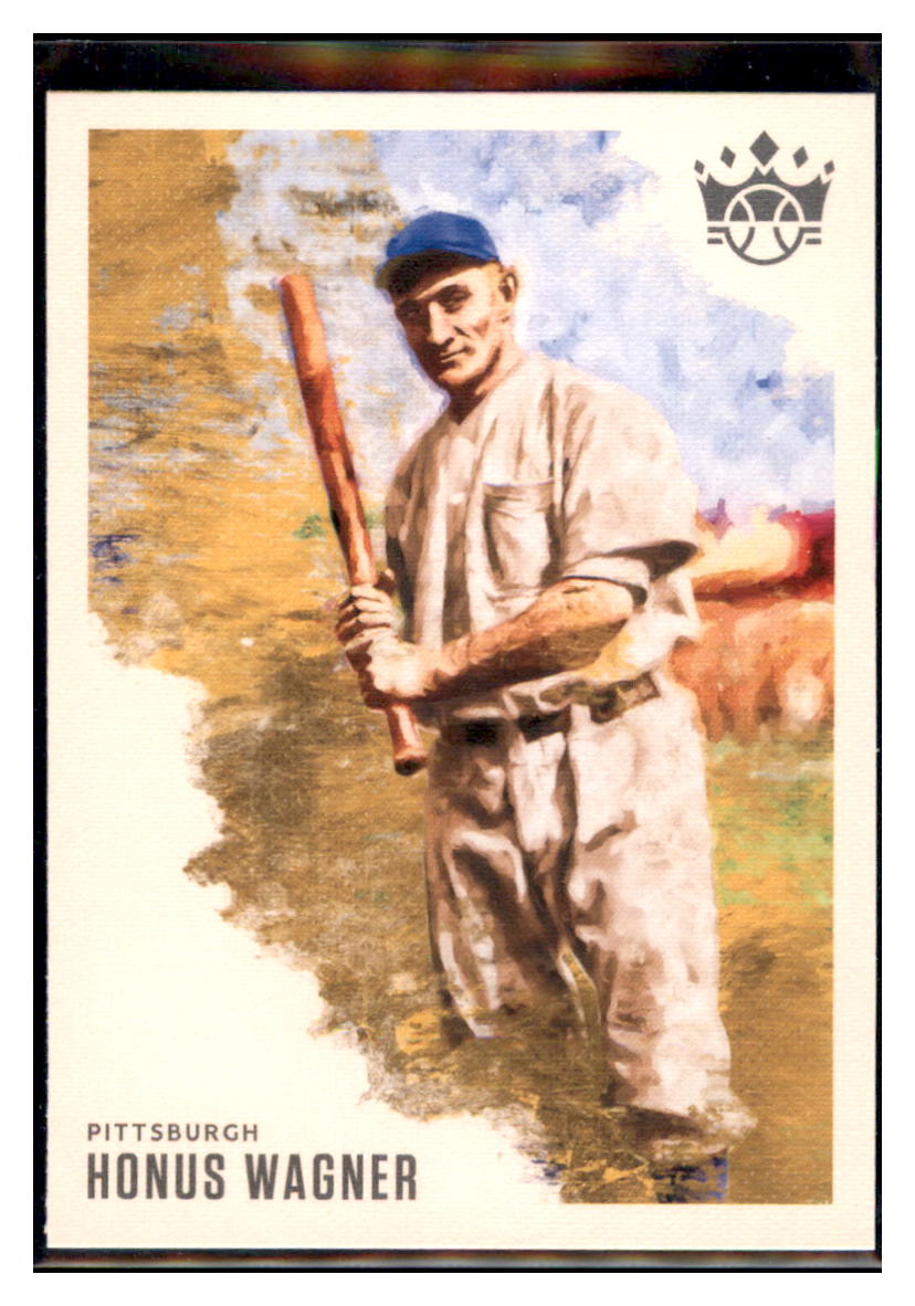 2020 Panini Diamond Kings Honus
  Wagner  Pittsburgh Pirates #2 Baseball
  card   MATV4A simple Xclusive Collectibles   