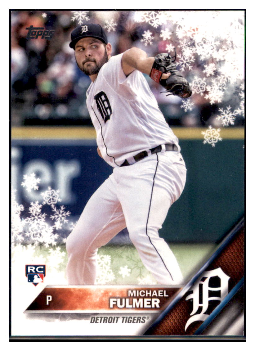 2016 Topps Holiday Michael Fulmer  Detroit Tigers #HMW34 Baseball card   MATV4A simple Xclusive Collectibles   