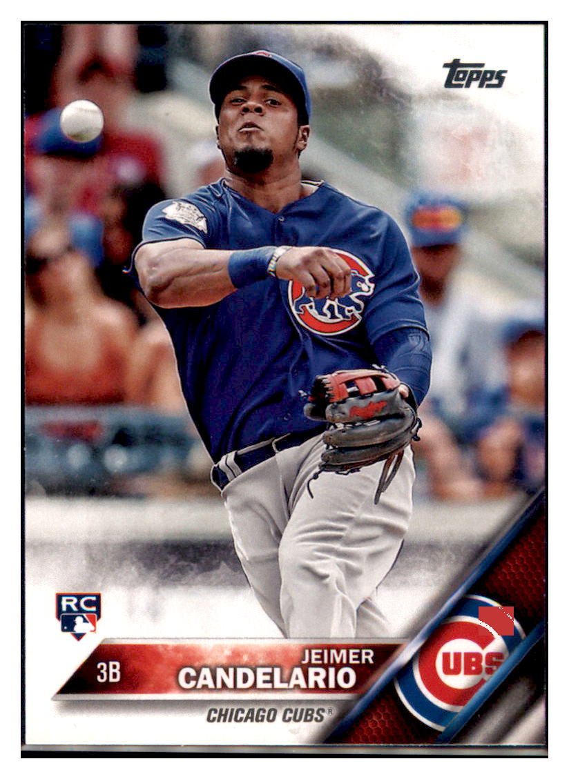 2016 Topps Update Jeimer Candelario  Chicago Cubs #US81 Baseball card   MATV4A simple Xclusive Collectibles   