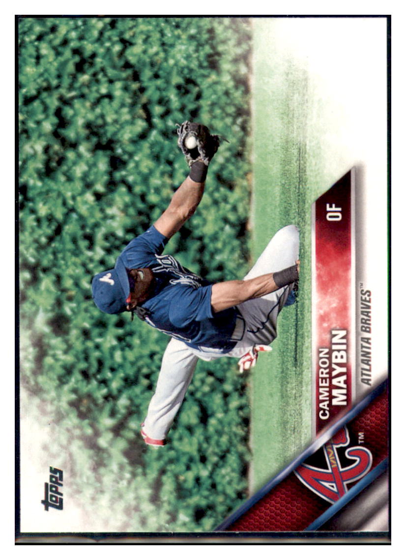 2016 Topps Cameron Maybin  Atlanta Braves #156 Baseball card   MATV4A simple Xclusive Collectibles   