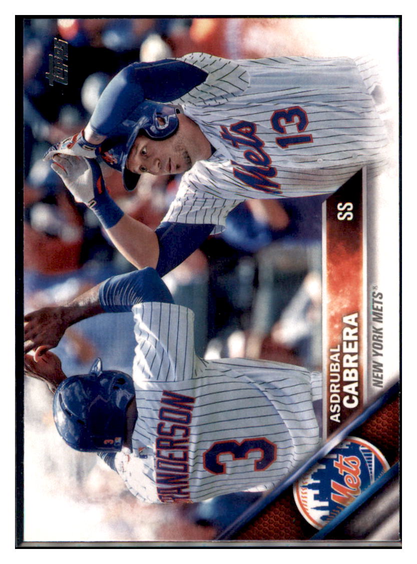 2016 Topps Update Asdrubal Cabrera  New York Mets #US87 Baseball card   MATV4A simple Xclusive Collectibles   