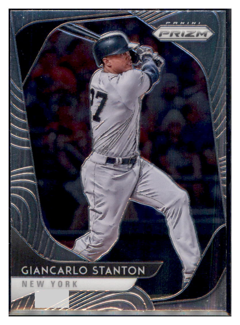 2020 Panini Prizm Giancarlo Stanton  New York Yankees #164 Baseball card   MATV4A simple Xclusive Collectibles   