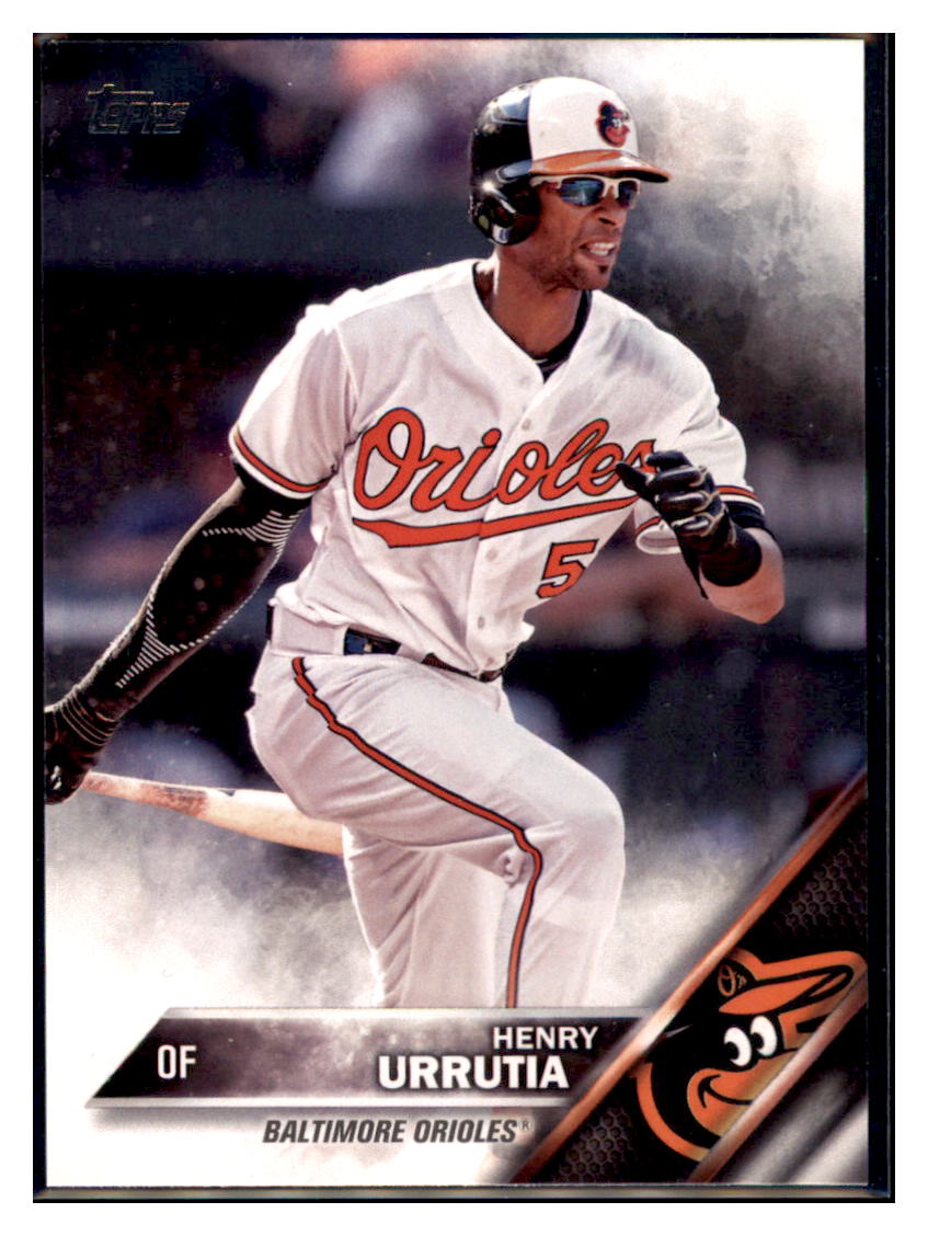 2016 Topps Henry Urrutia  Baltimore Orioles #158 Baseball card   MATV4A simple Xclusive Collectibles   