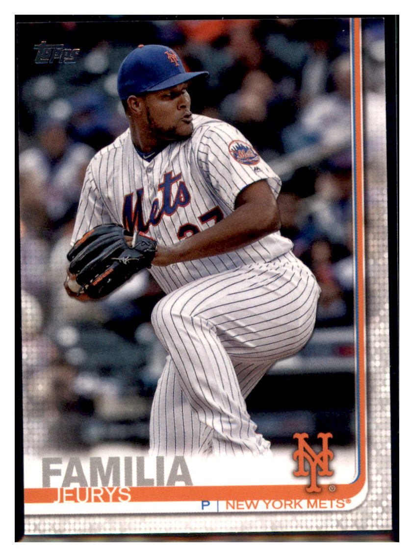 2019 Topps Jeurys Familia  New York Mets #589 Baseball card   MATV4A simple Xclusive Collectibles   