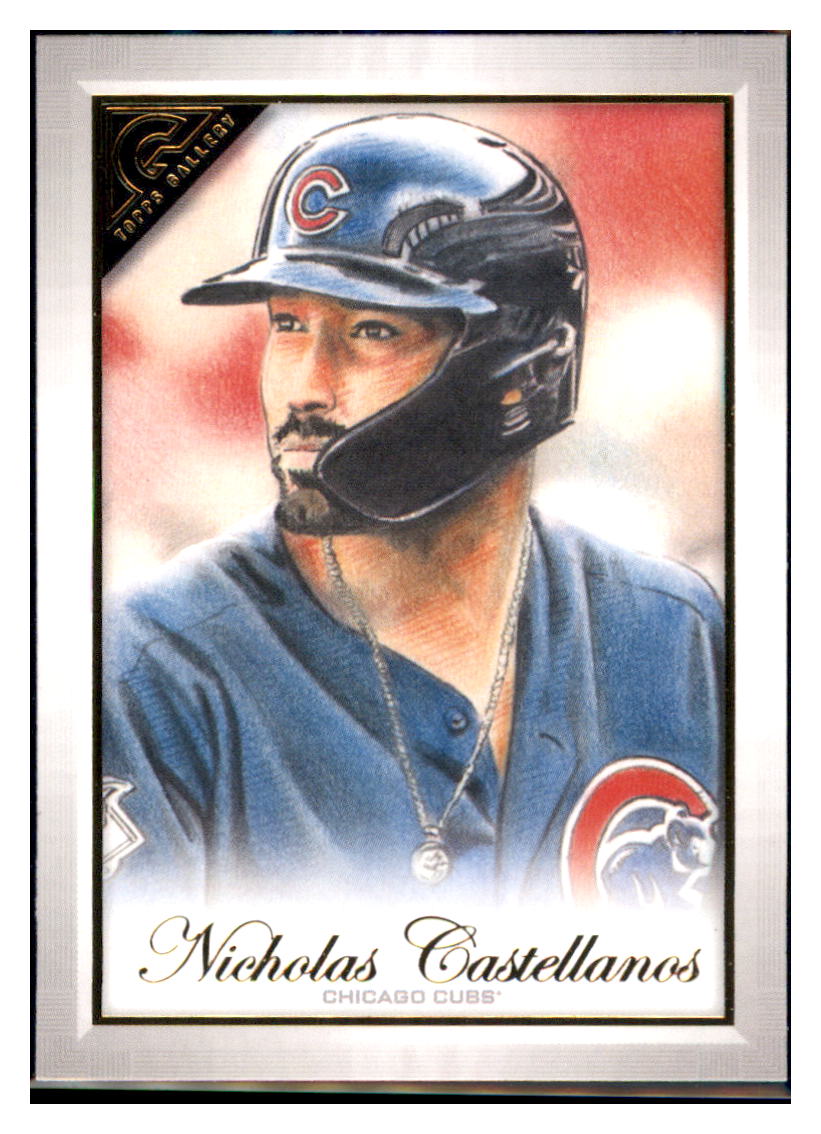 2019 Topps Gallery Nicholas
  Castellanos  Chicago Cubs #57 Baseball
  card   MATV4A simple Xclusive Collectibles   