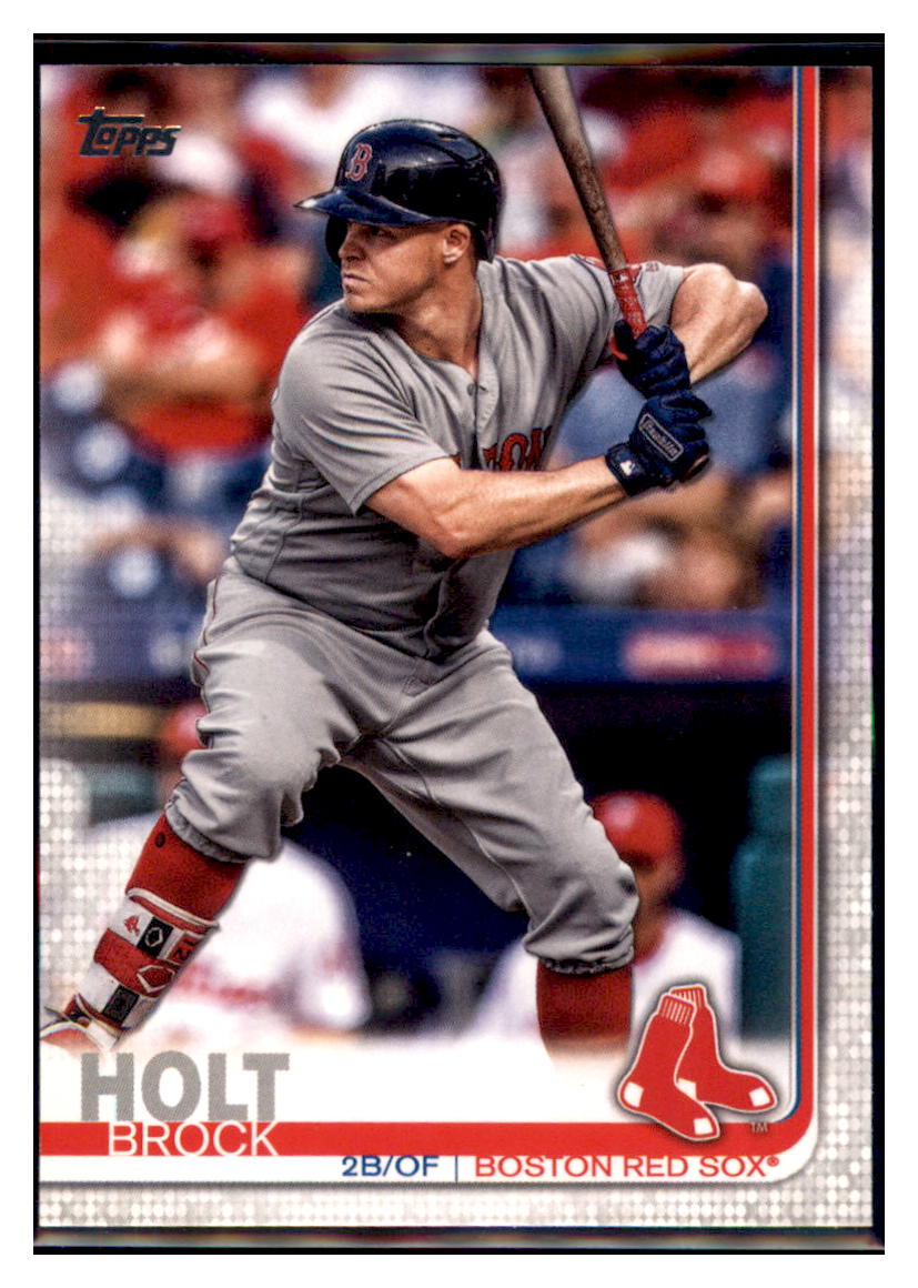 2019 Topps Brock Holt  Boston Red Sox #546 Baseball card   MATV4A simple Xclusive Collectibles   