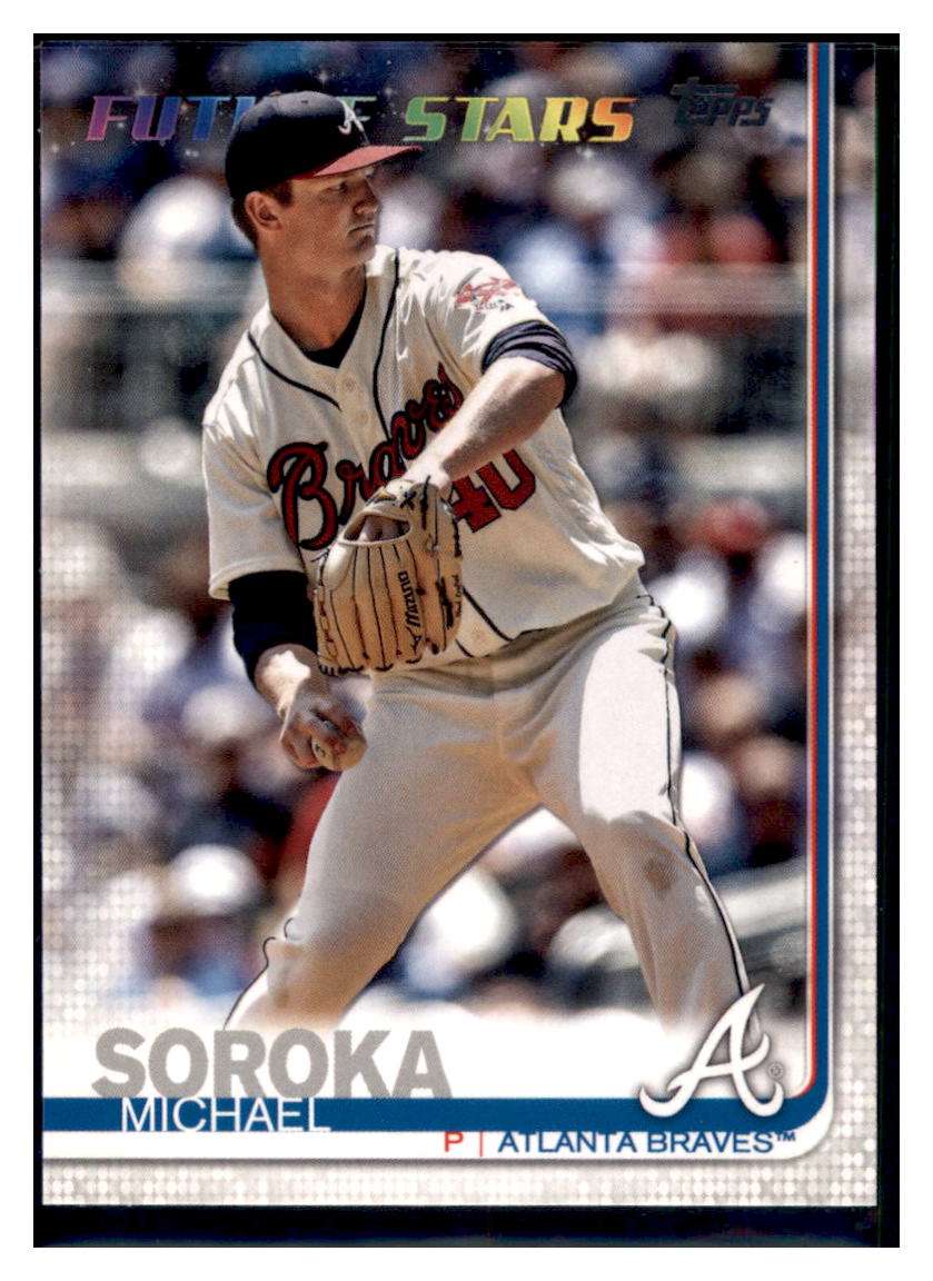 2019 Topps Michael Soroka  Atlanta Braves #414 Baseball card   MATV4A simple Xclusive Collectibles   