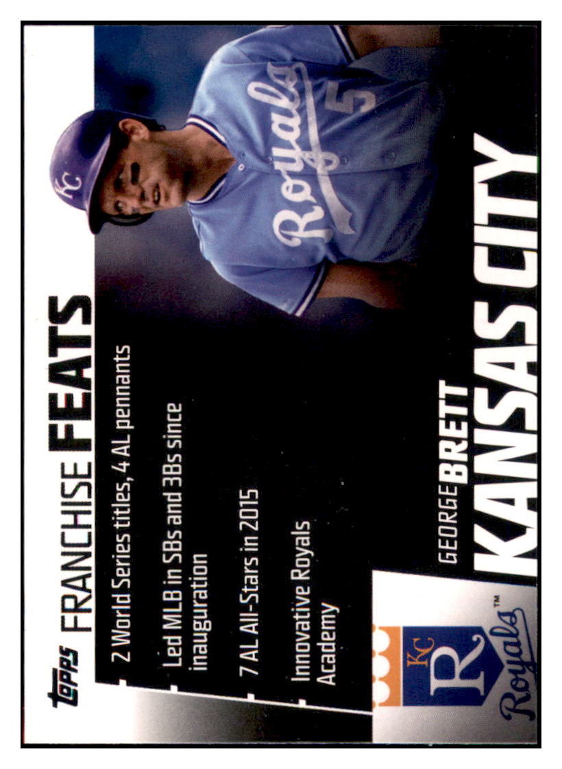 2019 Topps George Brett  Kansas City Royals #FF-13 Baseball
  card   MATV4A simple Xclusive Collectibles   