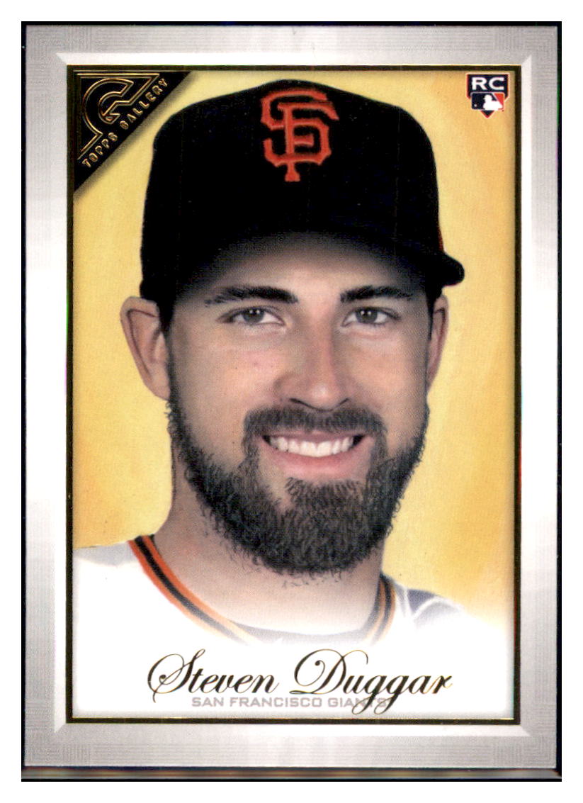 2019 Topps Gallery Steven Duggar  San Francisco Giants #86 Baseball card   MATV4A simple Xclusive Collectibles   