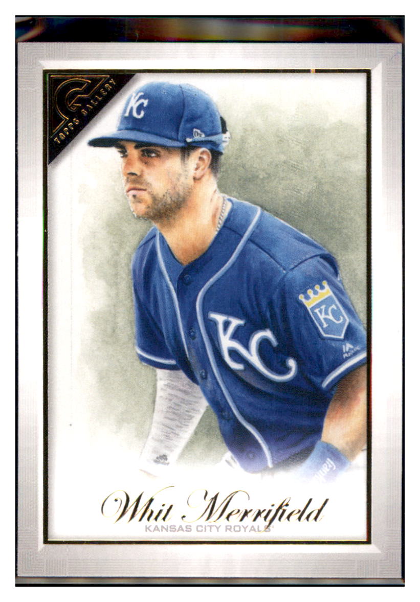 2019 Topps Gallery Whit Merrifield  Kansas City Royals #84 Baseball card   MATV4A simple Xclusive Collectibles   
