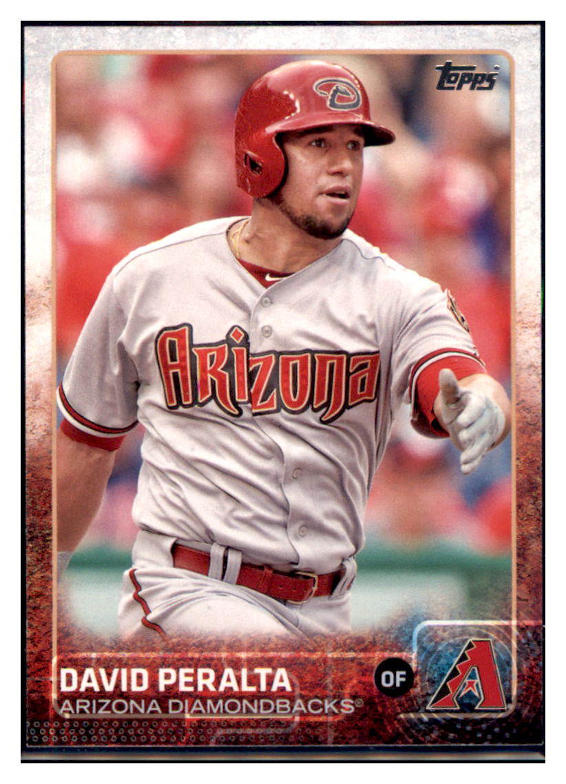 2015 Topps David Peralta  Arizona Diamondbacks #260 Baseball
  card   MATV4A simple Xclusive Collectibles   