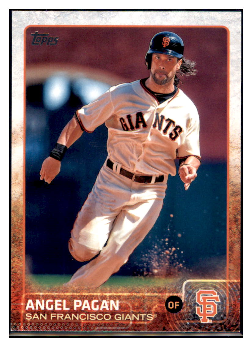 2015 Topps San Francisco Giants Angel
  Pagan  San Francisco Giants #SFG-16
  Baseball card   MATV2 simple Xclusive Collectibles   