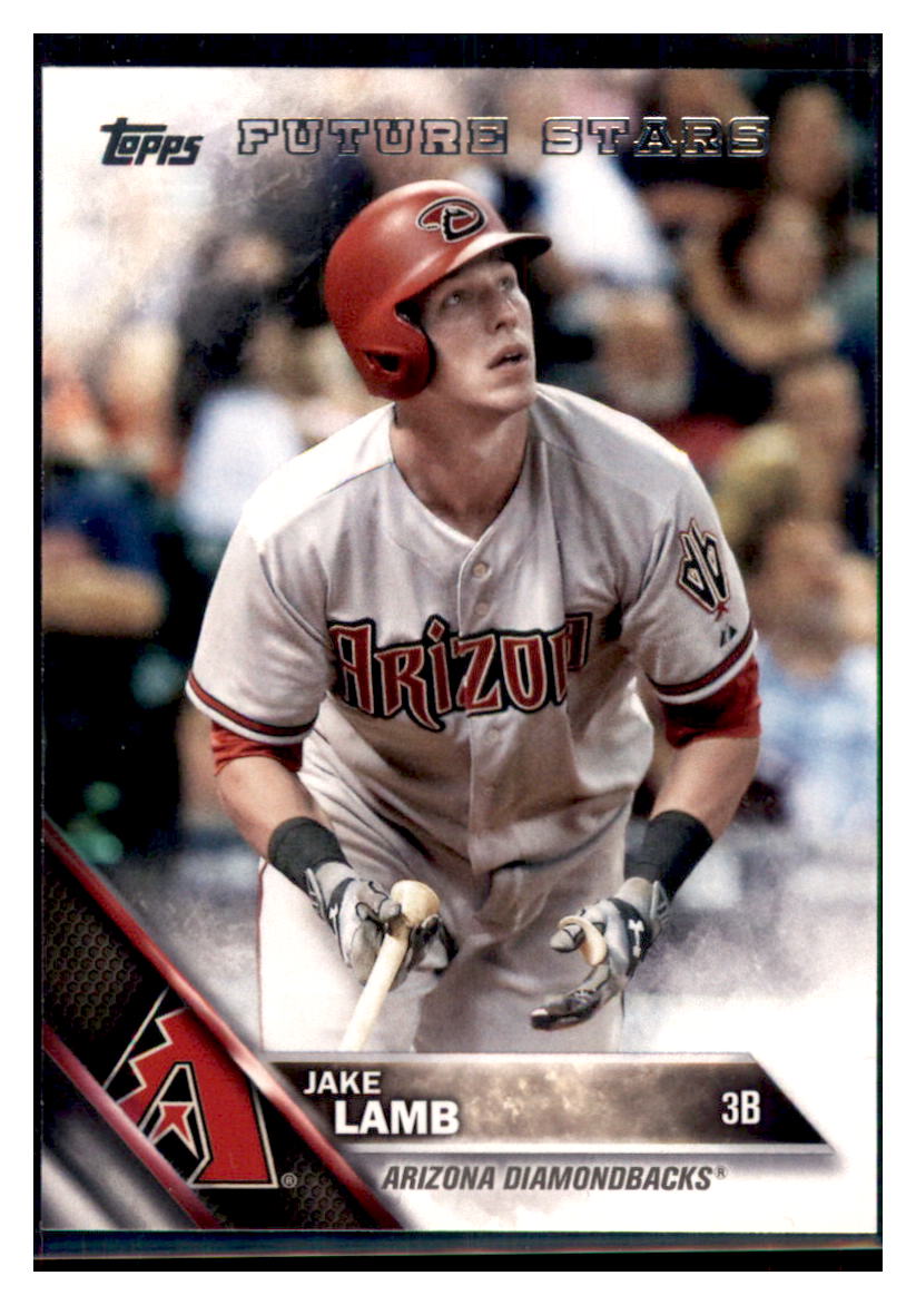 2016 Topps Jake Lamb  Arizona Diamondbacks #288 Baseball
  card   MATV2 simple Xclusive Collectibles   