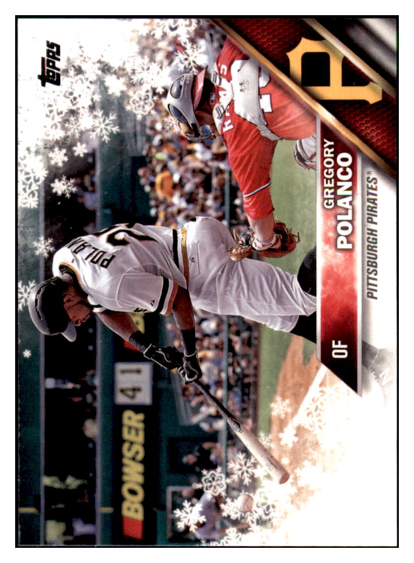 2016 Topps Holiday Gregory Polanco  Pittsburgh Pirates #HMW125 Baseball
  card   MATV2 simple Xclusive Collectibles   