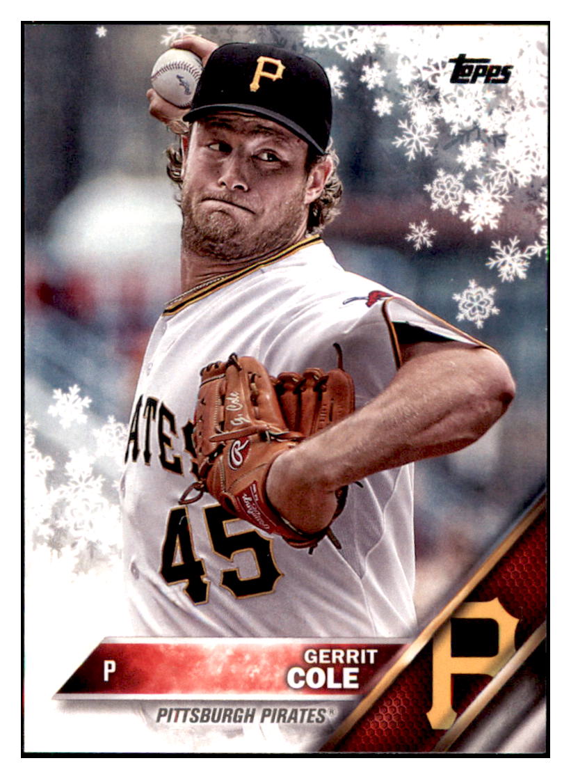 2016 Topps Holiday Gerrit Cole  Pittsburgh Pirates #R-GC Baseball card   MATV2 simple Xclusive Collectibles   