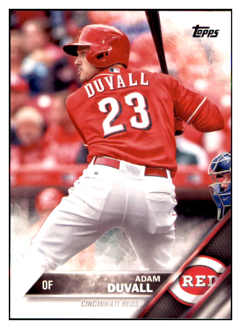 2016 Topps Adam Duvall  Cincinnati Reds #584 Baseball card   MATV2 simple Xclusive Collectibles   