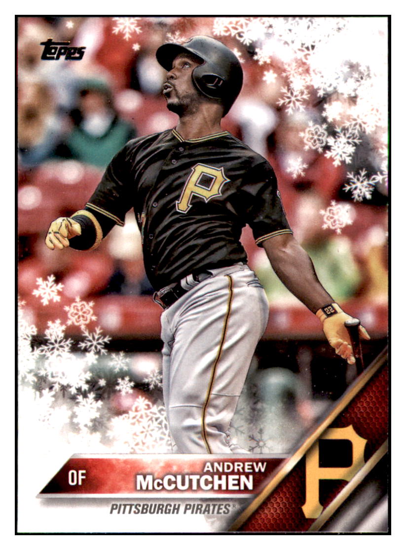 2016 Topps Holiday Andrew McCutchen  Pittsburgh Pirates #HMW48 Baseball
  card   MATV2 simple Xclusive Collectibles   