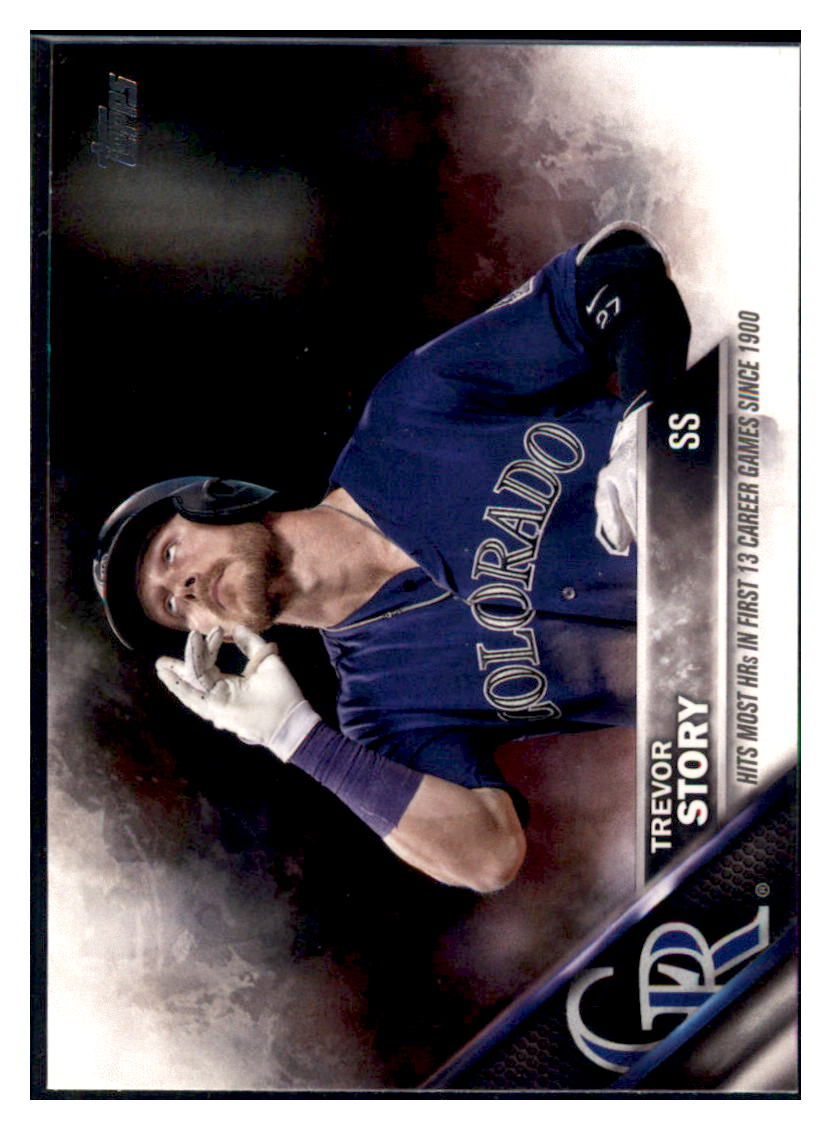 2016 Topps Update Trevor Story  Colorado Rockies #US114 Baseball card   MATV2 simple Xclusive Collectibles   