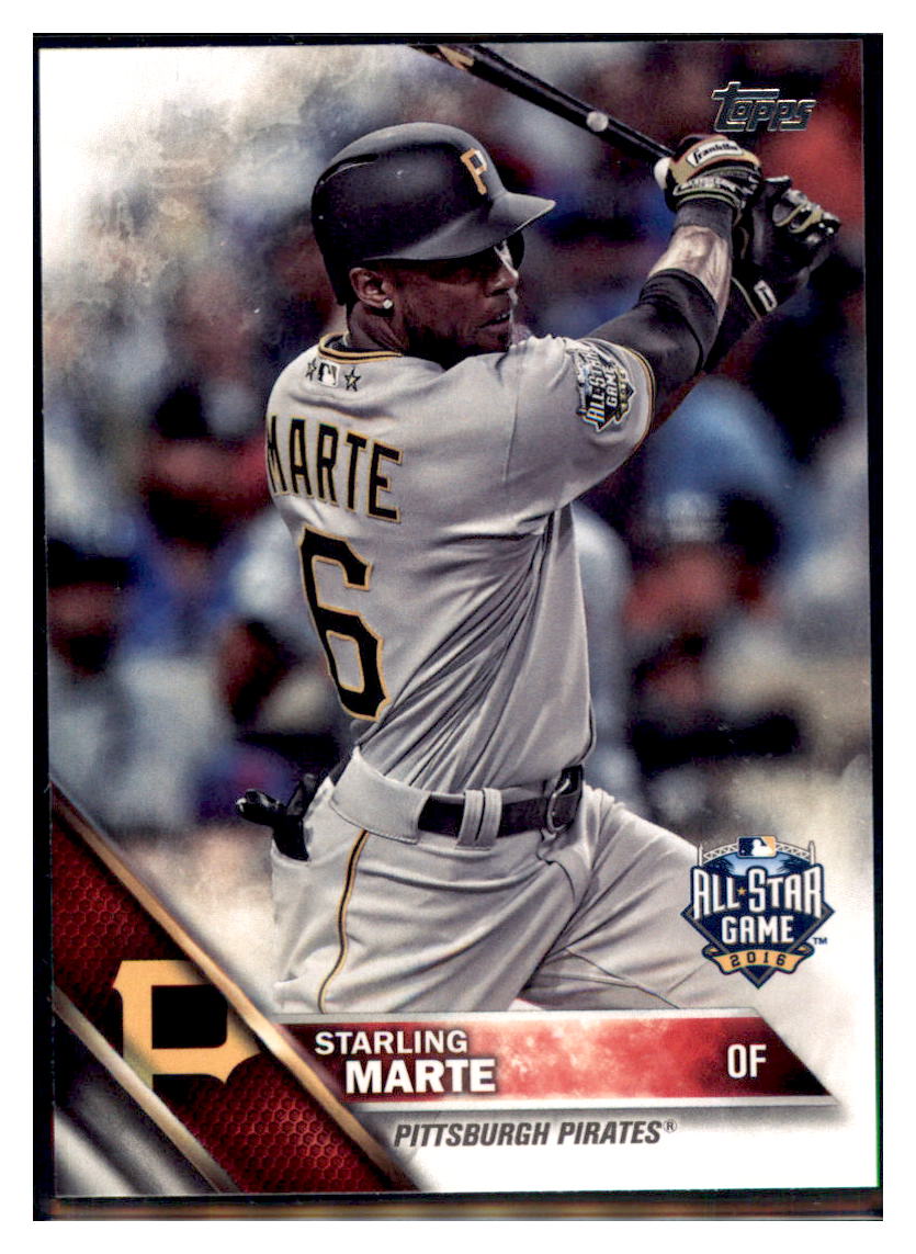 2016 Topps Update Starling Marte ASG Pittsburgh Pirates #US166 Baseball
  card   MATV2 simple Xclusive Collectibles   