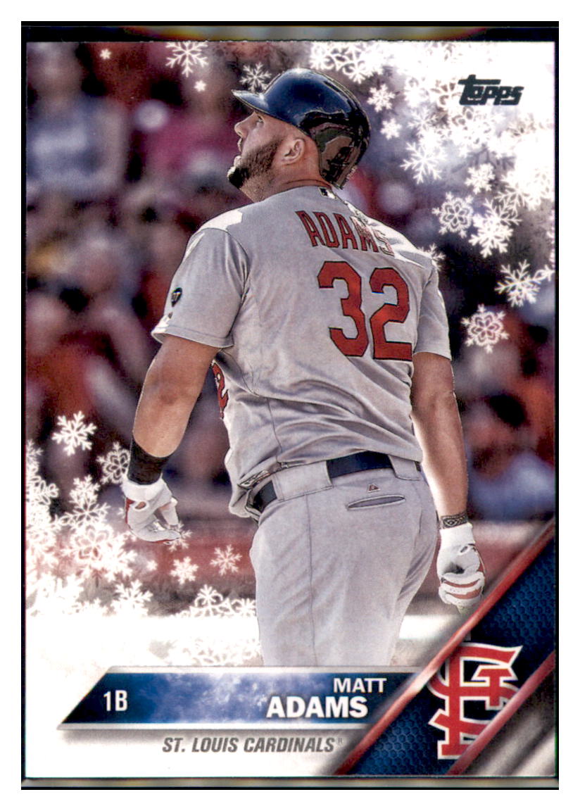 2016 Topps Holiday Matt Adams  St. Louis Cardinals #HMW88 Baseball
  card   MATV2 simple Xclusive Collectibles   