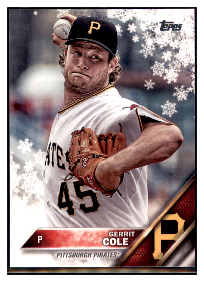 2016 Topps Holiday Gerrit Cole  Pittsburgh Pirates #11 Baseball card   MATV2 simple Xclusive Collectibles   