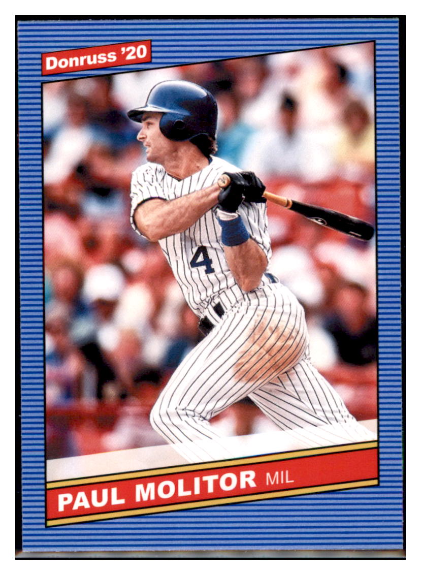 2020 Donruss Paul Molitor  Milwaukee Brewers #235 Baseball card   MATV2 simple Xclusive Collectibles   