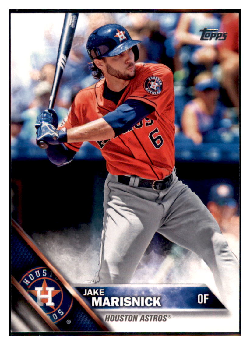 2016 Topps Houston Astros Jake
  Marisnick  Houston Astros #HA-15
  Baseball card   MATV2 simple Xclusive Collectibles   