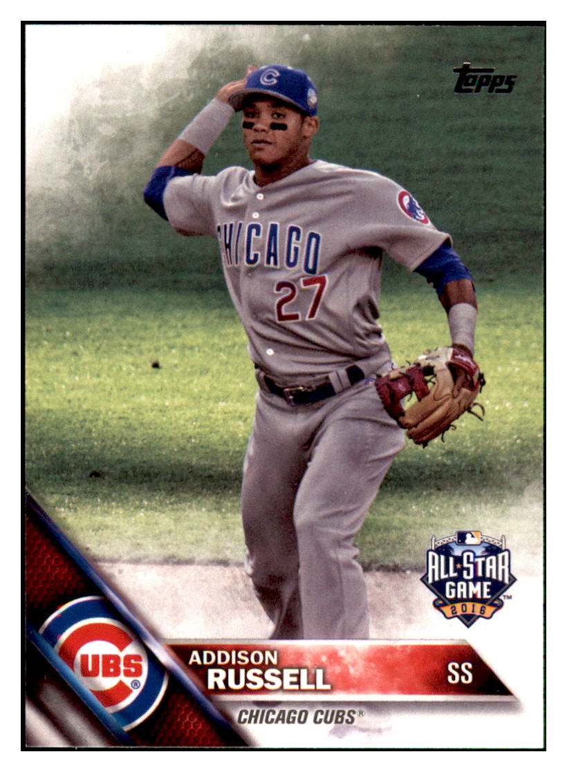 2016 Topps Update Addison Russell ASG Chicago Cubs #US93 Baseball card   MATV2 simple Xclusive Collectibles   