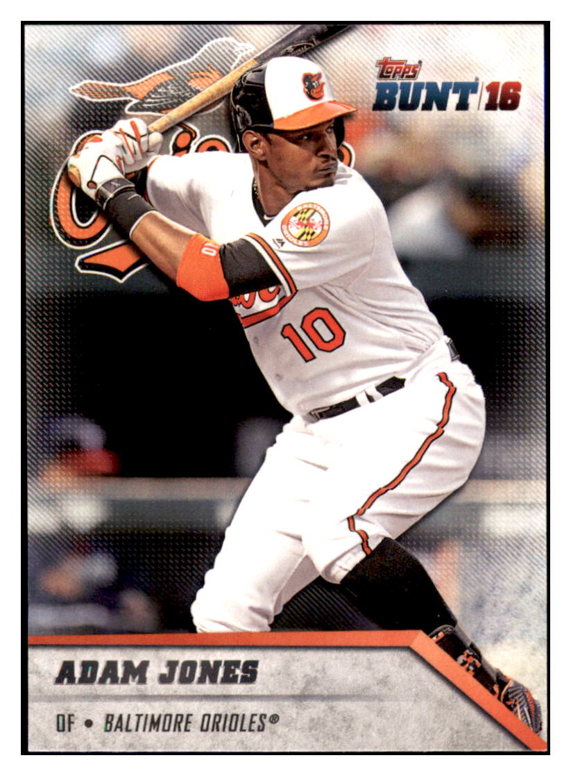 2016 Topps Bunt Adam Jones  Baltimore Orioles #5 Baseball card   MATV2 simple Xclusive Collectibles   