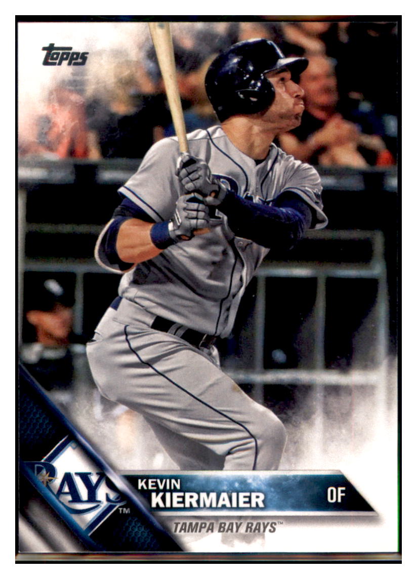 2016 Topps Kevin Kiermaier  Tampa Bay Rays #271 Baseball card   MATV2 simple Xclusive Collectibles   