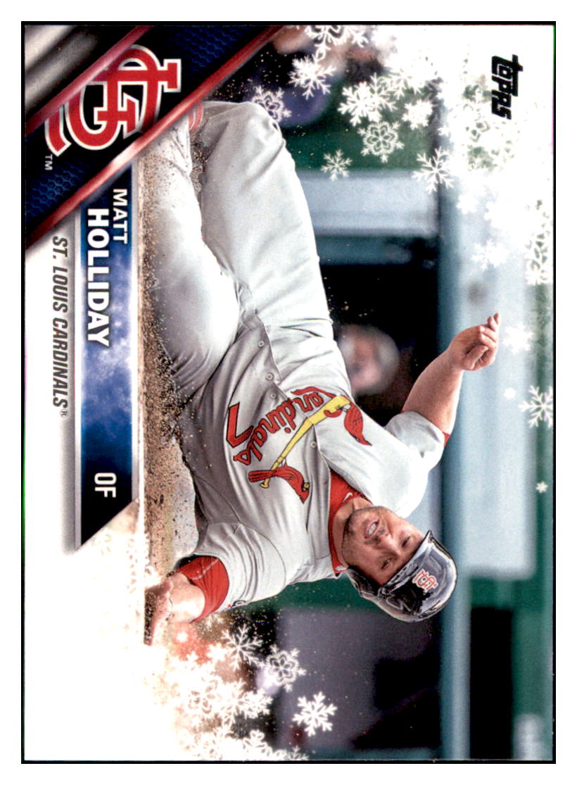 2016 Topps Holiday Matt Holliday  St. Louis Cardinals #HMW16 Baseball
  card   MATV2_1a simple Xclusive Collectibles   