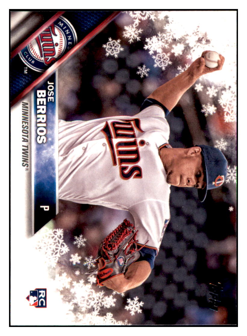 2016 Topps Holiday Jose Berrios  Minnesota Twins #HMW2 Baseball card   MATV2 simple Xclusive Collectibles   