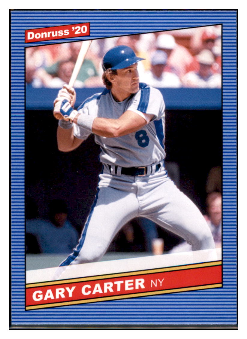 2020 Donruss Optic Gary Carter  New York Mets #R86-21 Baseball card   MATV2 simple Xclusive Collectibles   