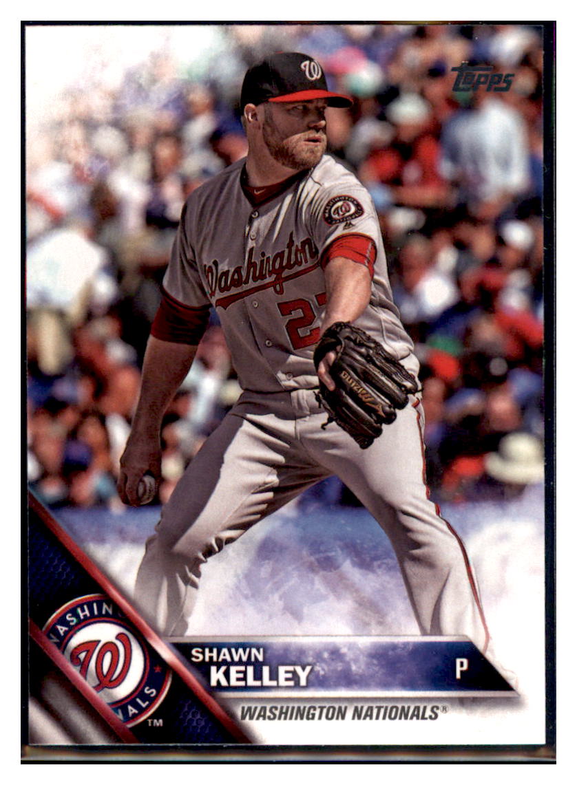 2016 Topps Update Shawn Kelley  Washington Nationals #US188 Baseball
  card   MATV2 simple Xclusive Collectibles   