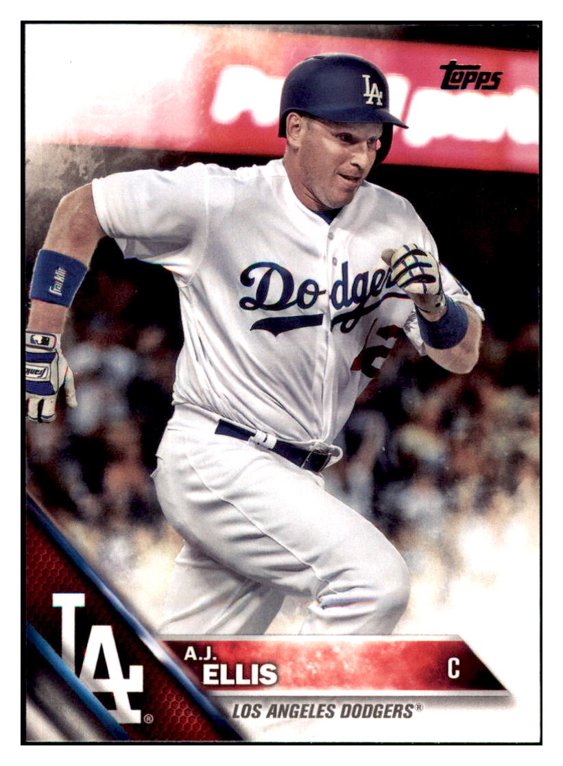 2016 Topps Update A.J. Ellis  Los Angeles Dodgers #US300 Baseball
  card   MATV2 simple Xclusive Collectibles   