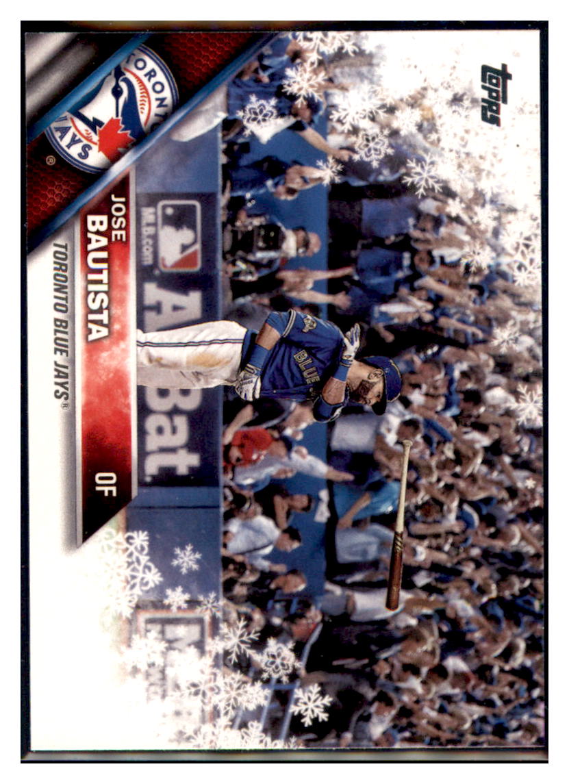 2016 Topps Holiday Jose Bautista  Toronto Blue Jays #HMW127 Baseball
  card   MATV2 simple Xclusive Collectibles   