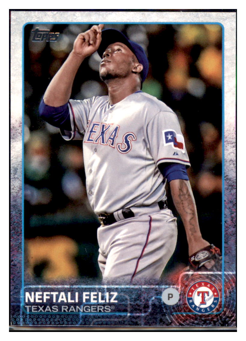 2015 Topps Neftali Feliz  Texas Rangers #645a Baseball card   MATV2 simple Xclusive Collectibles   