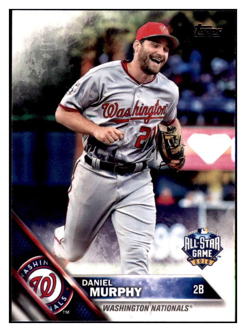 2016 Topps Update Daniel Murphy  Washington Nationals #US125 Baseball
  card   MATV2 simple Xclusive Collectibles   