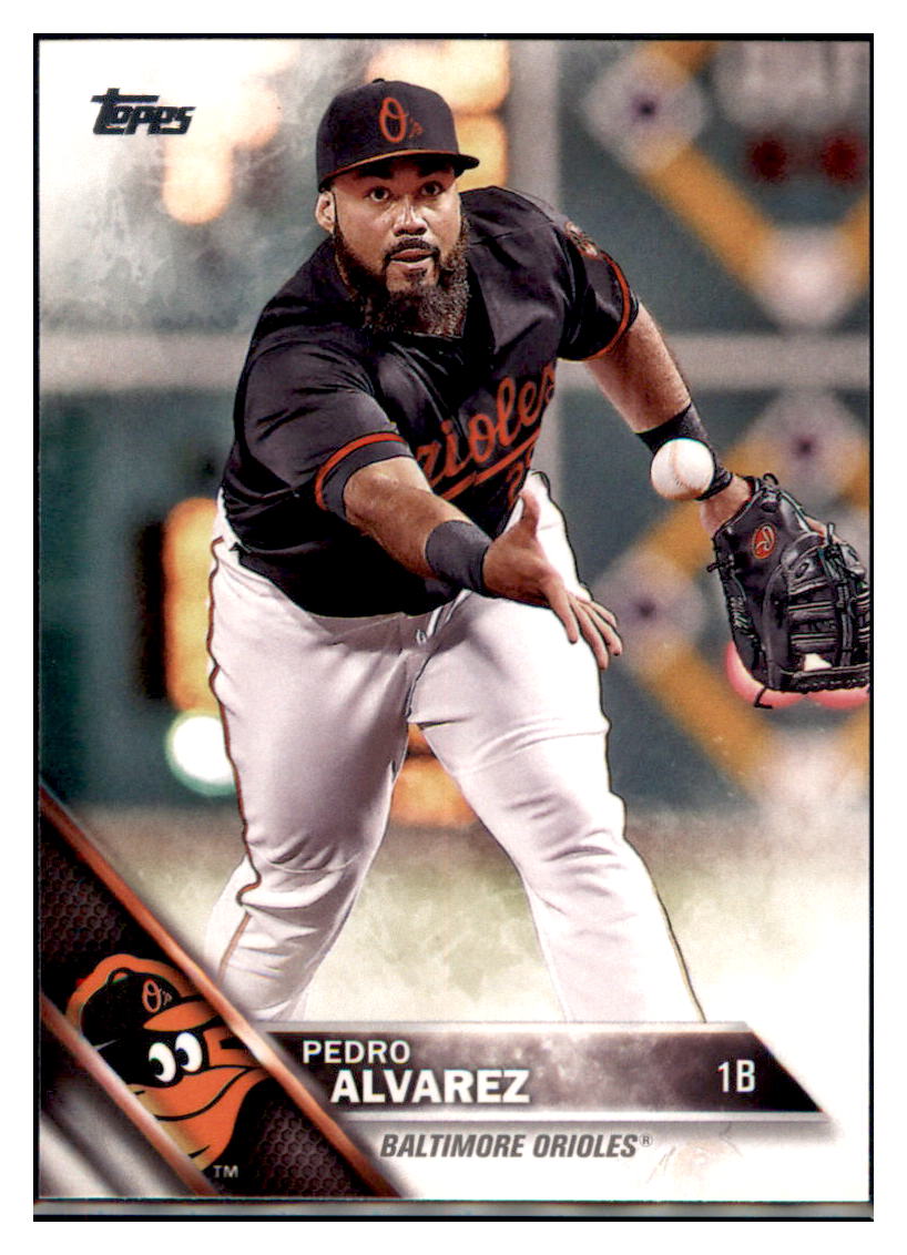 2016 Topps Pedro Alvarez  Baltimore Orioles #367 Baseball card   MATV2 simple Xclusive Collectibles   