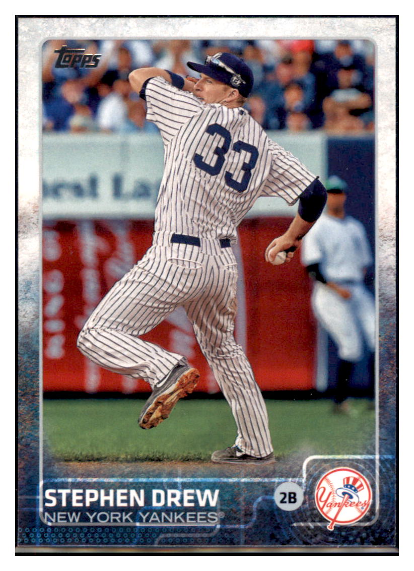 2015 Topps Stephen Drew  New York Yankees #381 Baseball card   MATV2 simple Xclusive Collectibles   