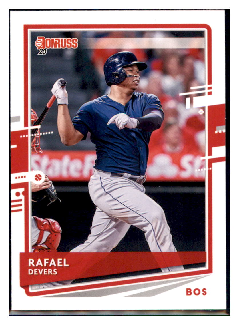 2020 Donruss Rafael Devers  Boston Red Sox #164a Baseball card   MATV2 simple Xclusive Collectibles   