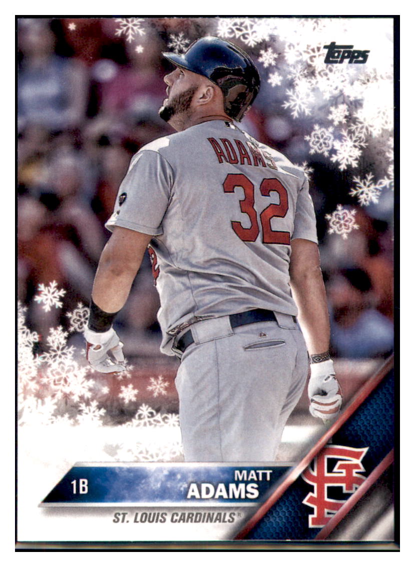 2016 Topps Holiday Matt Adams  St. Louis Cardinals #HMW88 Baseball
  card   MATV2_1b simple Xclusive Collectibles   